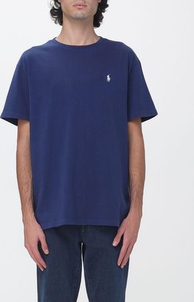 Polo Ralph Lauren T-shirt girocollo in cotone riciclato con logo Pony ricamato