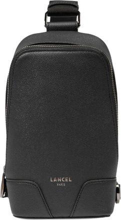 Lancel Zaino in pelle con zip - Nero