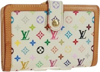 Louis Vuitton Pre-owned Wallets, female, Multicolor, Size: ONE SIZE Pre-owned Canvas Wallet