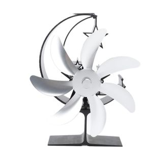 OEM Ventilador De Caldera De Le&ntilde;a Lunar De 7 Aspas, Silencioso, Ecol&oacute;gico Y Econ&oacute;mico Para La Circulaci&oacute;n De Aire Caliente