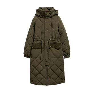 Barbour Chaqueta acolchada larga Alverstone - Coats - Mujer - Verde - XS
