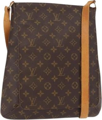 Louis Vuitton Pre-owned Vintage Cross Body Bag - Dames - Vintage Schoudertas - Bruin - ONE Size - Vintage