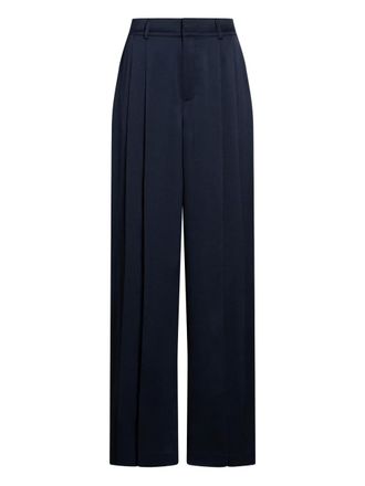 Cinq &agrave; Sept Marne pleated trousers - Blue