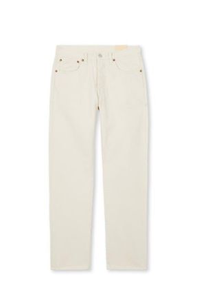 Fortela 966 John Japan Selvedge 5-Pocket Ecr&ugrave; Denim in Off White at Nordstrom, Size 26 29 Eu