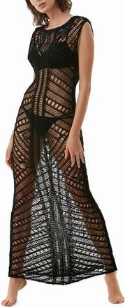 Moeva Luna - Cover Up Maxi Dress Resortwear in Black at Nordstrom, Size X-Small Eu