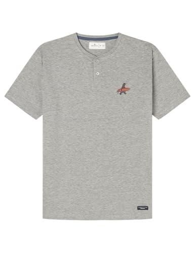 Tee-shirt blanc femme col V & strass – Élégance discrète