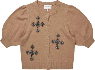 Munthe Cardigans - Dames - Vesten - Beige - S - Truien & Vesten