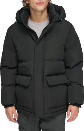 Levi's Arctic Cloth Heavyweight Parka in Black at Nordstrom, Size X-Large R