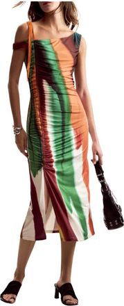 Desigual Paint Lacroix Dress - Dames - Casual kleedjes - Veelkleurig - XS - Kleedjes