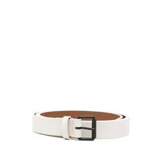 Sofie D'Hoore Belts, female, White, Size: 85 CM Varnia 25 Leather Belt