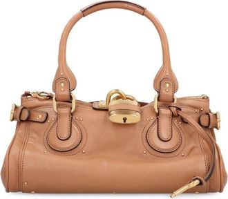 Chlo&eacute; Camel Leather Paddington Shoulder Bag