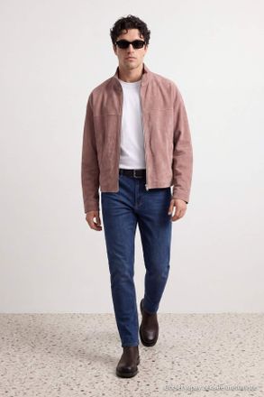Trendyol MAN Heren Donkerblauw Effen Skinny Normale taille Jeans