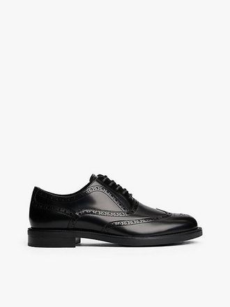 Tommy Hilfiger Leather Lace-Up Brogue Shoes