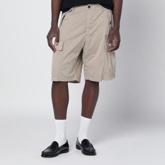 Dsquared2 Beige cotton-blend cargo bermuda shorts