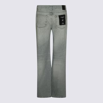 Anine Bing Womens Jeans Washed Grey _100 % Co