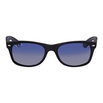 Ray-Ban Ray Ban New Wayfarer Classic Polarized Blue/Grey Gradient Unisex Sunglasses RB2132 601S78 52