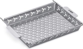 Weber Cesta Para Barbacoa Weber Etgs Con Soporte, Acero Inoxidable