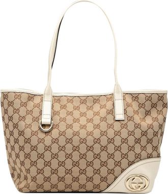 Gucci Pre-owned Gucci GG Canvas New Britt Tote Ladies 169946 000926