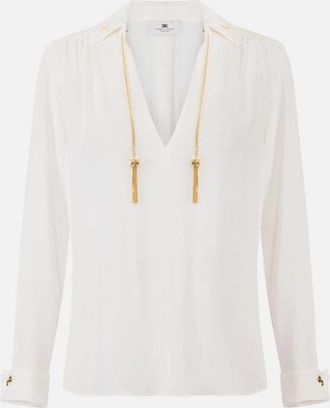 Elisabetta Franchi Georgette-shirt