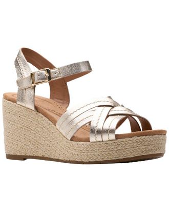 Clarks Sabina Strap Wedge Sandal