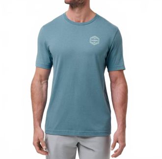 Travis Mathew Maximum Stay Short Sleeve Tee In Captains Blue