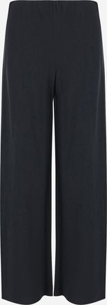 Vince Womens Fabric Pants Navy Acetate Trousers