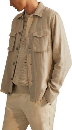 Reiss Viera Linen Casual Shirt