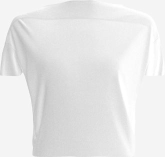 Jacquemus Wei&szlig;es T-Shirt aus Viskosemischung