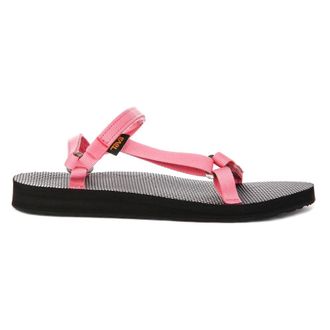 Teva Pink Slim Canvas Sandals for Women - female - Teva - Flat Sandals - Pink - 6 UK - Shoes