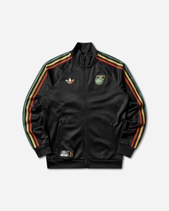 adidas Men s Bob Marley Jamaica Originals Track Top Black
