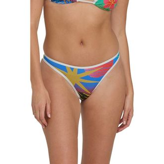 Billabong Midnight Tropics Skimpy Hike Bikini Bottoms in True Blue at Nordstrom, Size X-Small