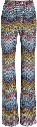 Missoni Sequin-embellished Metallic-knit Trousers - Multicoloured - 42 (UK10 / S)