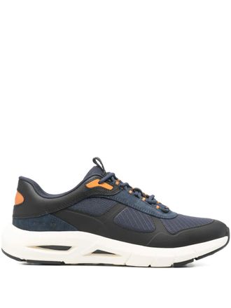 Geox Spherica Ecub-5 sneakers met vlakken - Blauw