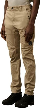 C.P. Company Sportieve broeken voor een actieve levensstijl - Heren - Slim Fit Broeken - Beige - L - Broeken