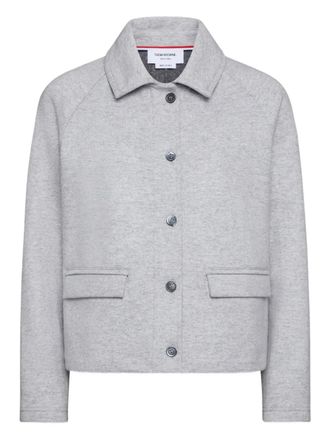 Thom Browne double-face jacquard jacket - Grey