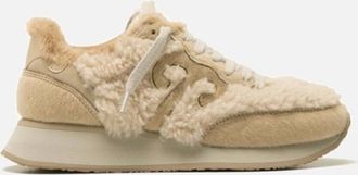 Wushu Ruyi Womens Master Wool 21 Sneaker - Beige, Buttercream, Desert Sand - Tan - Size: 6.5