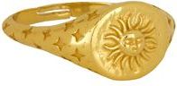 Ottoman Hands Sunray Signet Ring in Gold at Nordstrom, Size X-Small