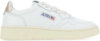 Autry White Leather Sneakers