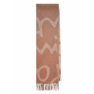 Paul Smith Accessoires, unisex, Bruin, ONE Size, Wol, W1A 250K T806 62 Scarf