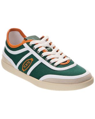 Tod's TodS Cassette Canvas & Leather Sneaker