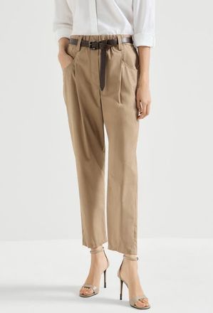 Brunello Cucinelli Five-pocket Track trousers in Sand at Nordstrom, Size 46 It