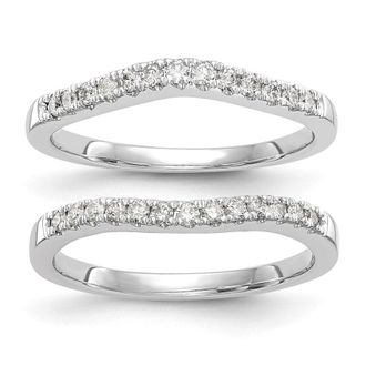 Diamond2Deal 14k Gold Lab Grown Diamond Wedding Band Ring 0.37Ct Clarity- VS Color- G-H