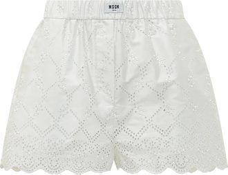 Msgm Shorts - Dames - Bermuda - Wit - S - Korte Broeken