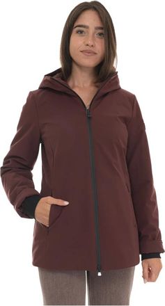 Peuterey Jassen, Dames, Rood, M, Polyester, Farquarta Korte Jas