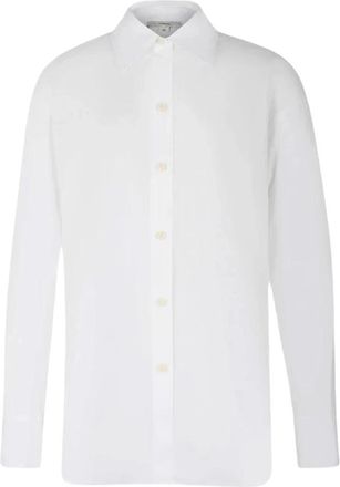 Vince Convertible Button-Down Shirt - Dames - Overhemden - Wit - XS - Katoen - Overhemden