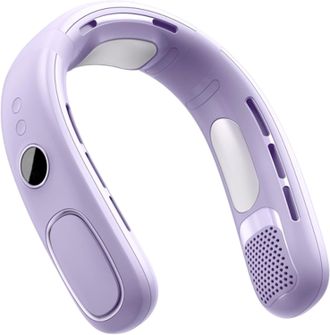 OEM Bolsa De Almacenamiento, Ventilador Semiconductor Sin Aspas, Para Colgar Al Cuello, Pantalla Digital Recargable, Dispositivo De Refrigeraci&oacute;n Port&aacute;til