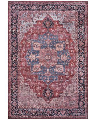 Jonathan Y Designs Jonathan Y Maris Ornate Medallion Machine-Washable Chenille Rug