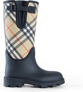 Burberry Rubber Marsh Stamp High Boots