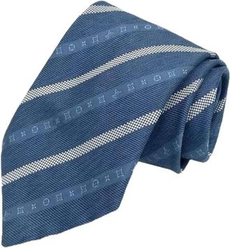 Louis Vuitton Pre-owned Accessories, male, Blue, Size: ONE SIZE Pre-owned Cravat