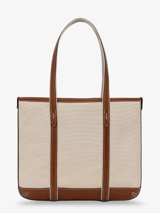 Polo Ralph Lauren Womens Shoulder Bag Canvas Beige Canvas-Leather Canvas/leather